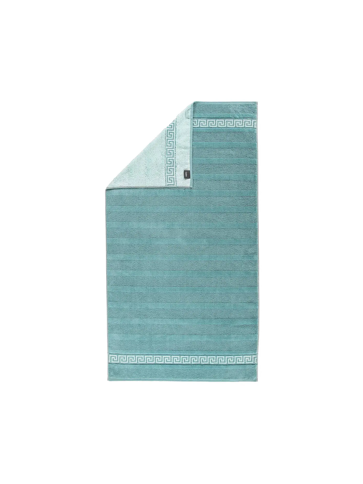 CAWÖ | Duschtuch Noblesse Duo 80x150cm Natur | grün